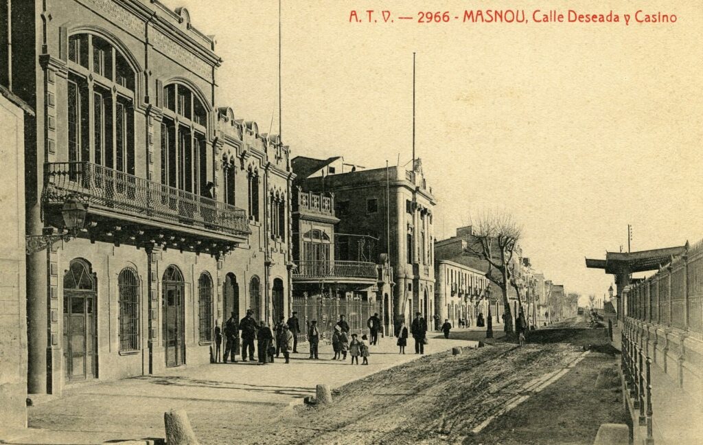 Calle Deseada y Casino, 1905-1911. Àngel Toldrà Viazo (A.T.V.). Arxiu Municipal del Masnou, fons Jordi Alonso van Run, 14619