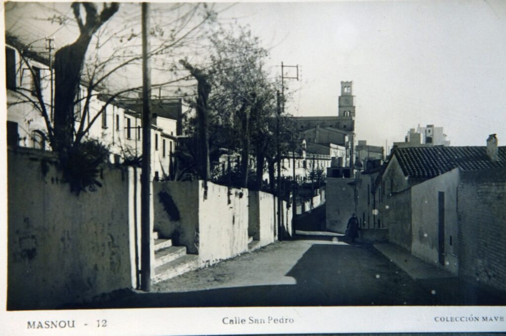 Calle de San Pedro, 1940-1950. Colección Mave. Arxiu Municipal del Masnou, 1469.