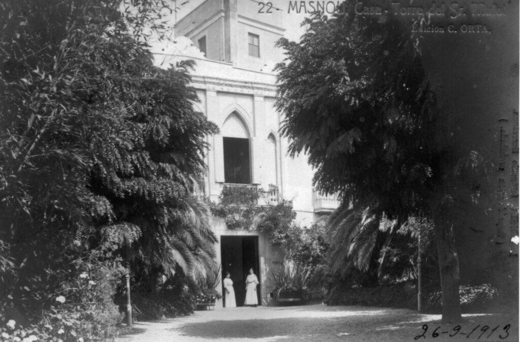 Casa-torre del Sr. Malet, 1913. C. d’Orta. Arxiu Municipal del Masnou, fons Montse Camps i Artur Pascual, 15326.