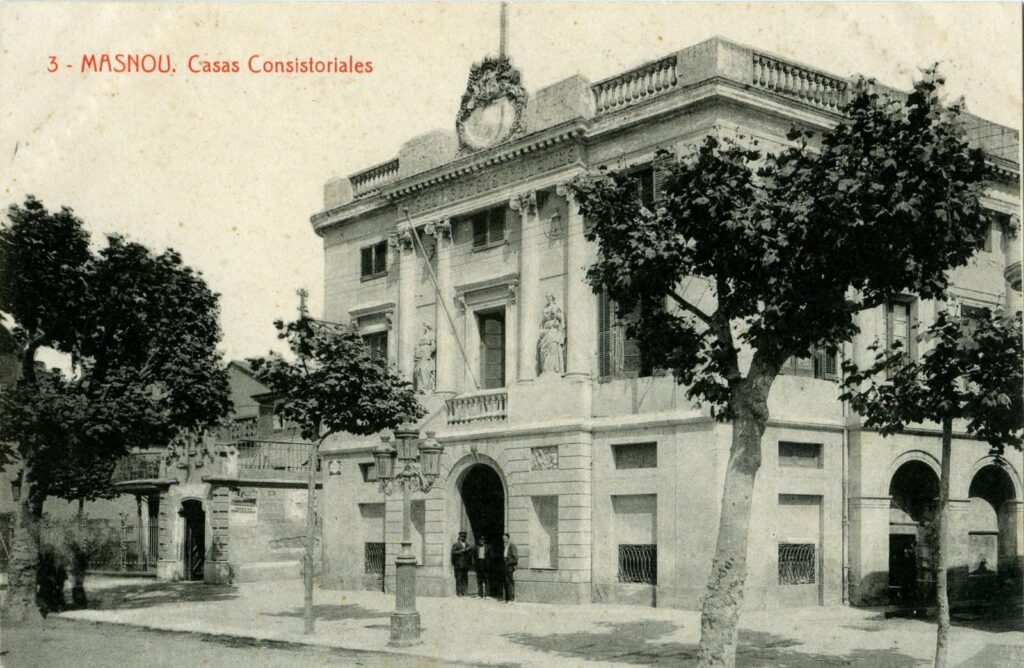 Casas Consistoriales, 1920-30. Josep Thomas i Bigas. Arxiu Municipal del Masnou, 1266