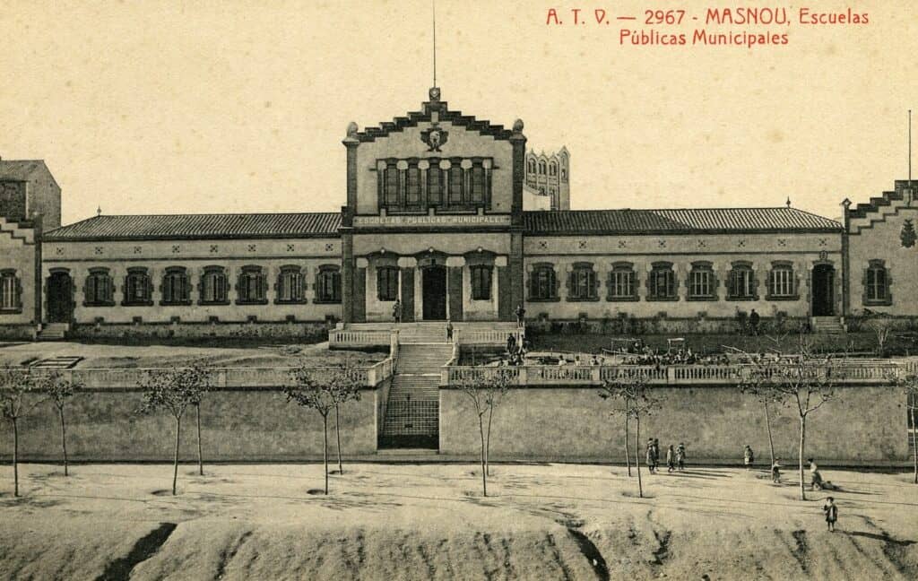 Escoles públiques municipals, 1905-1911. Àngel Toldrà Viazo. Arxiu Municipal del Masnou, fons Jordi Alonso van Run, 14637.