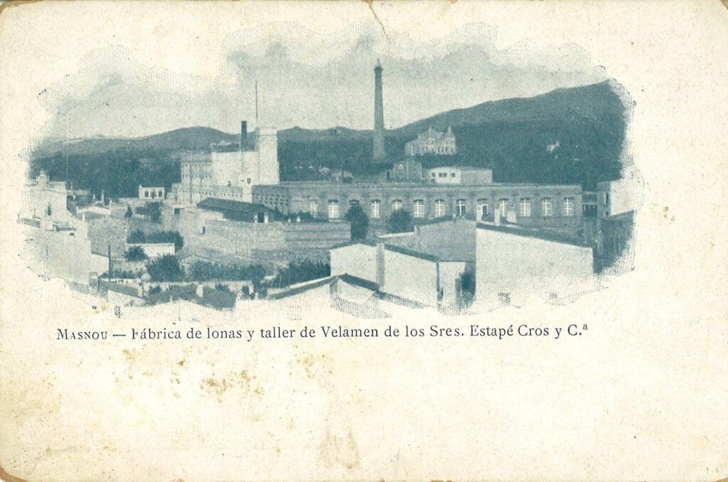 Fábrica de lonas y taller de velamen de los Sres. Estapé Cros y C.ª, 1903-1908. Arxiu Municipal del Masnou, 1504.