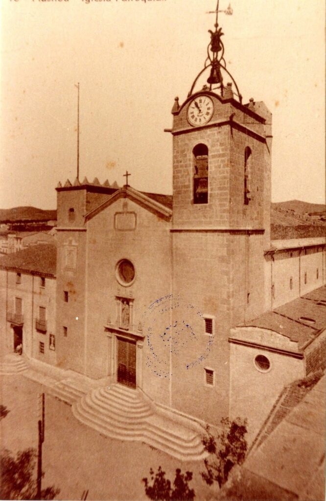 Masnou. Iglesia parroquial, 1905-1915. Josep Thomas i Bigas. Arxiu Municipal del Masnou, 1107.
