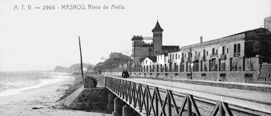 Riera d’Alella, 1900-1919. Àngel Toldrà Viazo. Arxiu Municipal del Masnou, fons fotogràfic L’Abans, família Aragó-Grífol, 18826.
