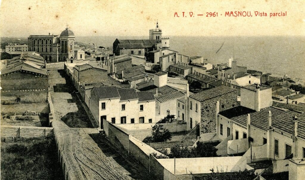 Vista panoràmica del carrer de Buenos Àngel Toldrà Viazo (V.T.V.). Arxiu Municipal del Masnou, 13602.